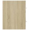 vidaXL Wastafelkast 100x38,5x48 cm bewerkt hout sonoma eikenkleurig