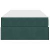 vidaXL Opbergbed met matras met matras Donkergroen 90 x 190 cm Fluweel