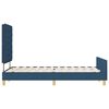 vidaXL Bedframe met hoofdeinde Blauw 120 x 190 cm Stof