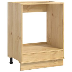 vidaXL Kast SKI HoningBruin 60 x 46 x 81 cm Massief grenenhout