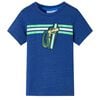 vidaXL Kindershirt 128 gem&ecirc;leerd donkerblauw