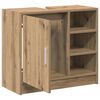 vidaXL Badkamerkast Artisan Eiken 63 x 29 x 55 cm Bewerkt hout