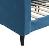 vidaXL Slaapbank 90x200 cm fluweel blauw