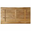 vidaXL Tafelblad met natuurlijke rand 120x60x2,5 cm massief mangohout