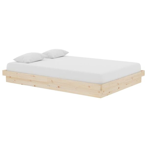 vidaXL Bedframe massief hout 140x200 cm