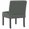 vidaXL Fauteuil stof donkergrijs