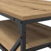vidaXL Salontafel Artisan Eiken 90 x 50 x 40 cm