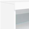 vidaXL Dressoir met LED-verlichting 142,5x37x67 cm wit