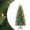 vidaXL Kunstkerstboom met 150 LED met standaard Groen 120 cm PE en PVC