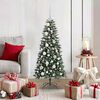 vidaXL Kunstkerstboom met 150 LED Groen 120 cm PVC en Plastic en Staal