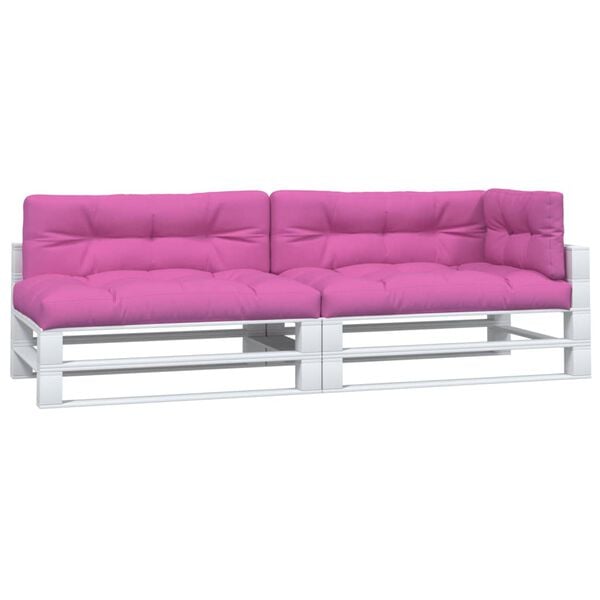vidaXL Palletkussens 5 st stof&nbsp; roze