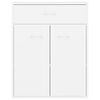 vidaXL Dressoir 60x30x75 cm bewerkt hout wit