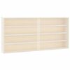 vidaXL Houten vitrinekast met deuren 80x8,5x37cm