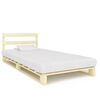 vidaXL Bedframe pallet massief grenenhout 100x200 cm