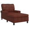 vidaXL Chaise Lounge Glanzend Bruin 91 x 157 x 91 cm Antiek PU