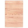 vidaXL Wandschap 40x60x2 cm behandeld massief eikenhout lichtbruin