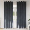 vidaXL Verduisterende gordijnen 2 pcs Lichtgrijs 140 x 225 cm Fluweel