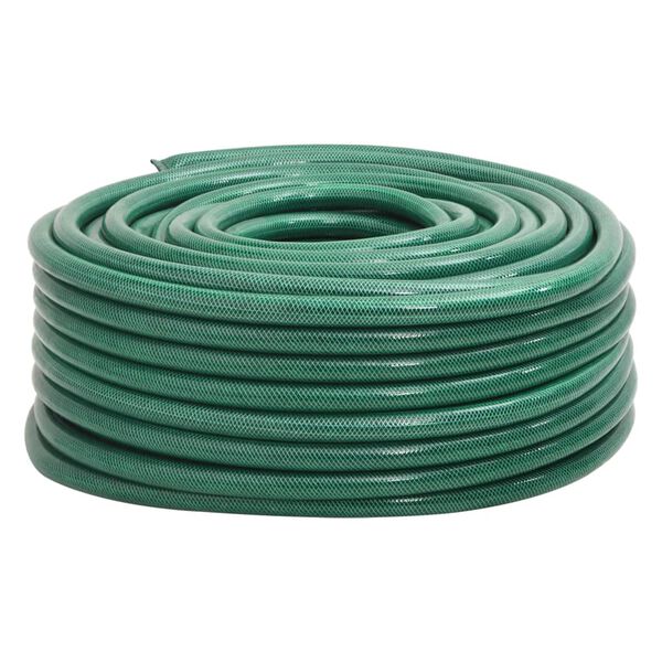 vidaXL Tuinslang 1'' 100 m PVC groen