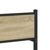 vidaXL Bedframe zonder matras metaal sonoma eikenkleurig 100x200 cm