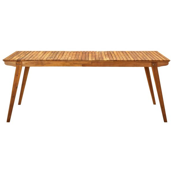 vidaXL Tuintafel 201,5x100x75 cm massief acaciahout