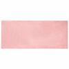 vidaXL Antislip vloerkleed van imitatie konijnenbont OLITE Roze