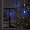 vidaXL Kerstverlichting vuurwerk 2 st 280 LED's blauw buiten 20 cm