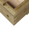 vidaXL Plantenbak 110x60x26,5 cm ge&iuml;mpregneerd grenenhout