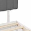 vidaXL Bedframe met Gevoerd Hoofdgedeelte Lichtgrijs 120 x 190 cm