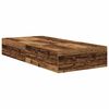 vidaXL Opbergbedframe met opslag Oud Hout 80 x 200 cm Bewerkt hout