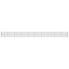 vidaXL Draadgaashek met flens 1,4x25 m antracietkleurig
