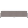 vidaXL Boxspringbed Taupe 80 x 200 cm Stof