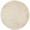 vidaXL Vloerkleed PAMPLONA shaggy hoogpolig modern &Oslash; 160 cm goudkleur