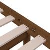 vidaXL Bedframe massief hout honingbruin 75x190 cm