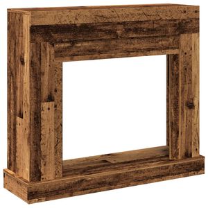 vidaXL Haardombouw 100x30x87,5 cm bewerkt hout oud houtkleurig