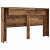 vidaXL Hoofdeinde kas Oud hout 180 x 17 x 104,5 cm Bewerkt hout