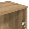vidaXL Tv-meubel 120x34x37 cm bewerkt hout artisanaal eikenkleur