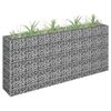 vidaXL Gabion plantenbak verhoogd 180x30x90 cm gegalvaniseerd staal