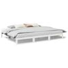 vidaXL Bedframe Family zonder matras 270x200 cm massief grenenhout wit