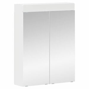 vidaXL Badkamer spiegelkast TULUM Wit 60 x 16,5 x 78 cm Bewerkt hout