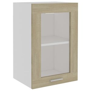vidaXL Bovenkast Lyon 40x31x60 cm bewerkt hout sonoma eikenkleurig