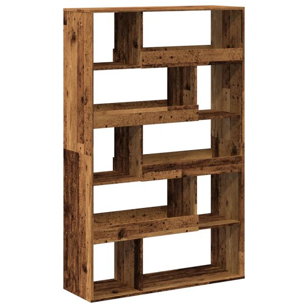 vidaXL Boekenkast 100x33x156,5 cm bewerkt hout oud houtkleurig