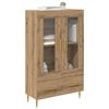 vidaXL Highboard met lade Artisan Eiken 69,5 x 31 x 115 cm