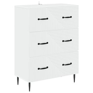 vidaXL Ladenkast Wit 66 x 34,5 x 89,5 cm Bewerkt hout