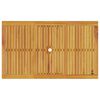 vidaXL Tuin eettafelset 5 pcs Bruin Massief Acaciahout