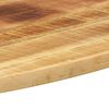 vidaXL Tafelblad ovaal 90x40x2,5 cm massief mangohout