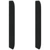 vidaXL Hoofdbord oor Zwart 80 x 16 x 4 cm Fluweel