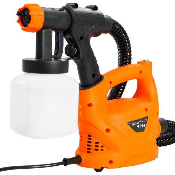 vidaXL Verfspuit met luchtslang elektrisch 500 W 800 ml