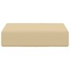 vidaXL Buiten Zitkussen Beige 40 x 40 x 8 cm 100% Polyester