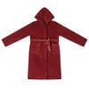 vidaXL Badjas Hoodie Bordeaux Rood xxl Flanel