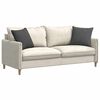 vidaXL Sofa Kussens 2 stuks Donkergrijs 45 x 45 cm Cordstof
